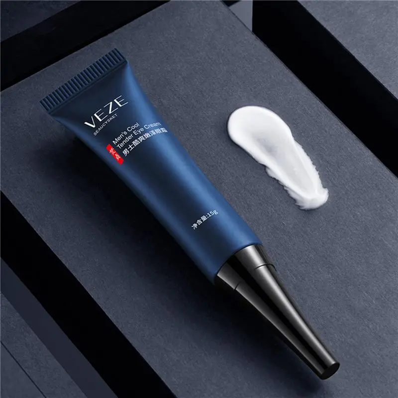 ABJL 5X for VEZE 15G Eye Gel for Men Cool Tender Sodium Hyaluronate Eye Cream Fine Lines Improve Dark Circles Remove Puffiness