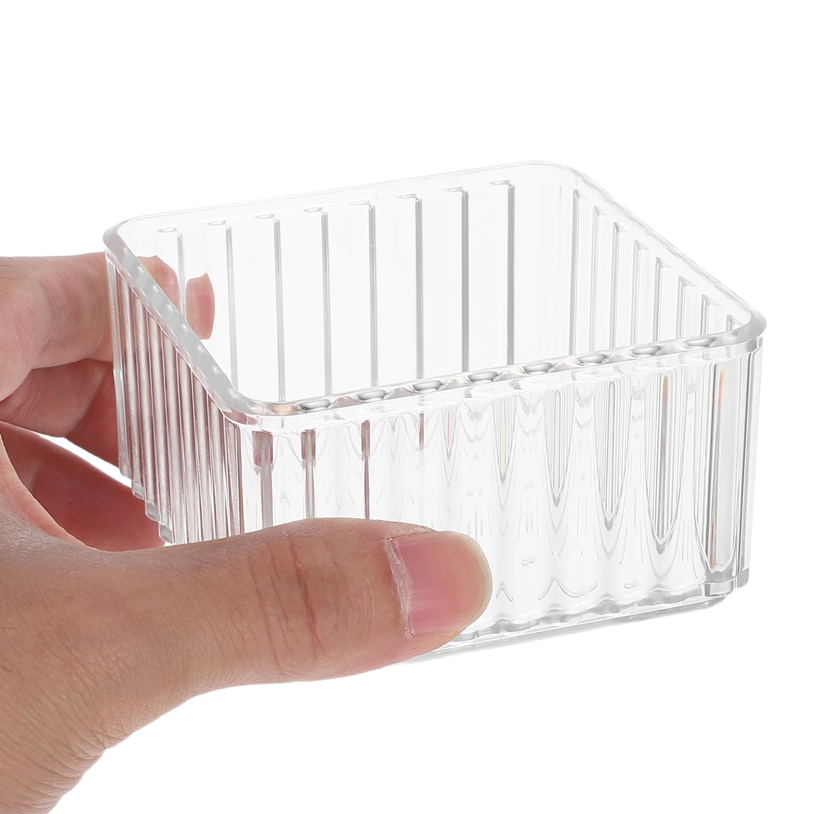 

18Pcs Clear Drawer Organizers Acrylic Stackable Storage Boxes for Office Craft Home Desktop Storage Clear Bins