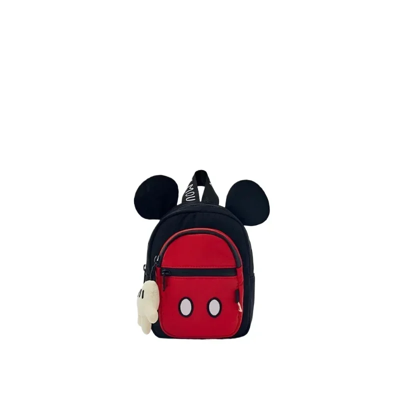 Disney Mickey New Children\'s School Bag Girls Backpack Mickey Mouse Little Hand Pendant Mini Fashion Backpack