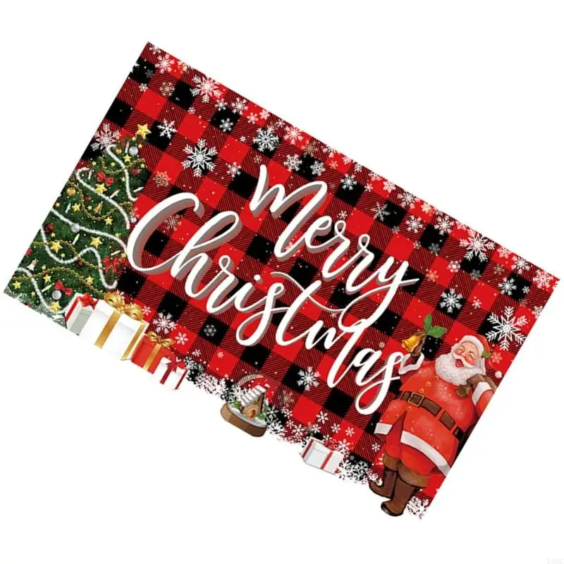 70.8x43.3Inch Christmas Scene Backdrop Polyester Cloth For Indoor Holiday Party Decorations And Photography Backgrounds