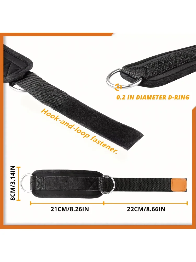 1Pcs Universal Fitness Ankle Straps | for Women & Men, Gym & Home Use, Kicking, Hip Exercises, Leg Stretches, Hip Abduction