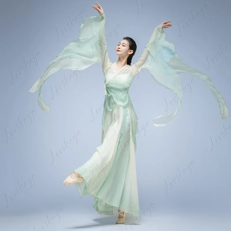 Classical Dance Costumes Butterfly Gradual Change Elegant Fairy New Beautiful Gauze Women's Skirt
