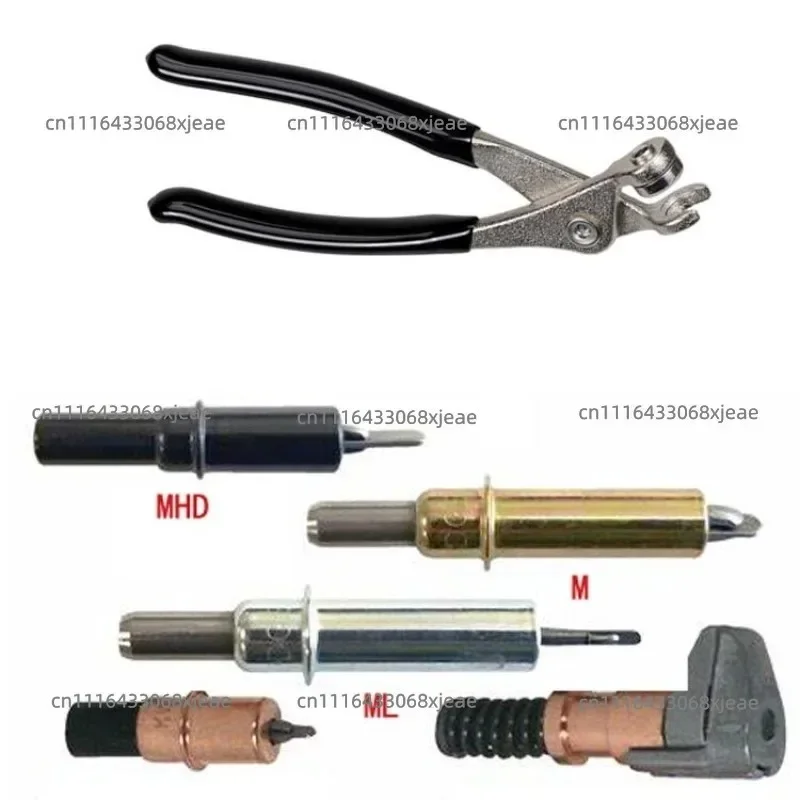 Manual Installation Tools Fasteners Spring Piercing Clips Repair Thin Sheet Metal Flat Nozzle Pliers
