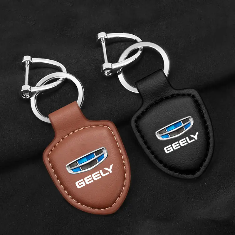 Car Keychain Men Women Simple Key Chains Key Rings For Geely geometry C Emgrand Gc6 Gx3 Ec7 Coolray Cross NL3 X6 GS Accessories