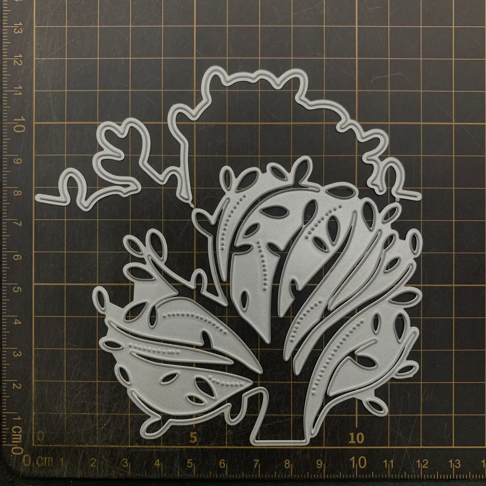 Garden Nature Floral Metal Cutting Dies Hydrangea Wildflower Tree Rose Die Cuts for Scrapbook Layout Handmade Greeting Card