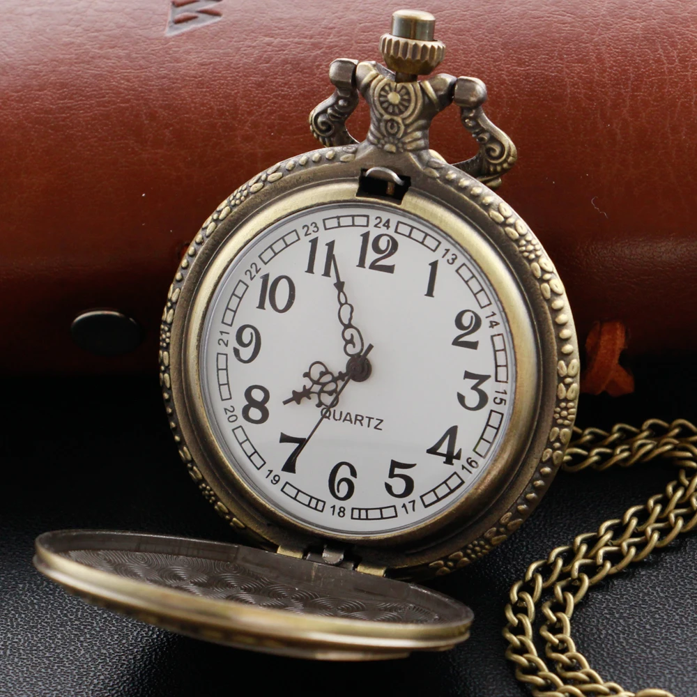 Ретро стимпанк самолет пилот значок кварцевые карманные часы время ожерелье кулон классические мужские и женские подарочные часы Reloj