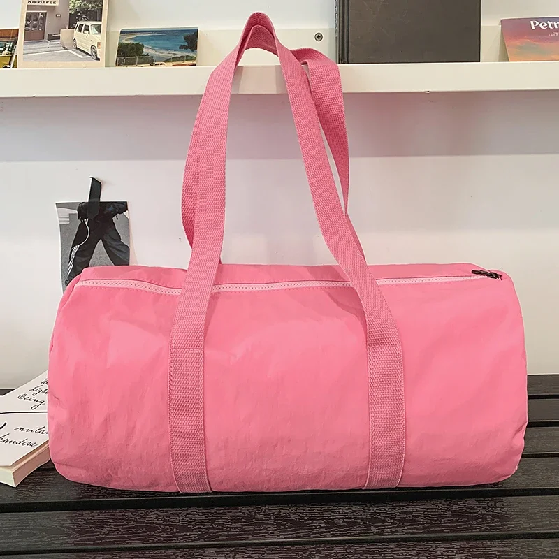 Large Capacity Solid Color Oxford Sewing Thread Zipper Travel Bags 2026 High Quality Concise Commute  Shoulder Bags for Women
