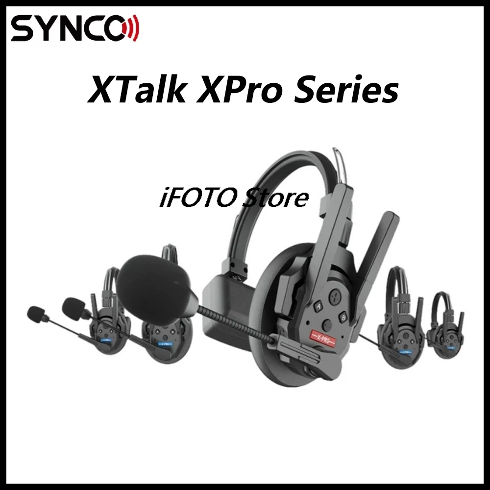 

SYNCO Xtalk XPro1 XPro2 XPro5 XPro9 XPro13 Wireless Intercom System 2.4G Communication Headset With Battery Wireless Microphone