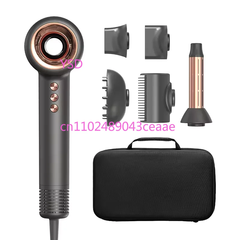 

Профессиональный высокоскоростной фен 120000 об/мин с большим диффузором, подходит для дома, салона, путешествий и отелей