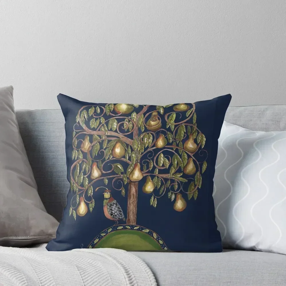 

Isolating partridge under a pear tree Throw Pillow pillow cover luxury pillows decor home christmas cushions covers pillow