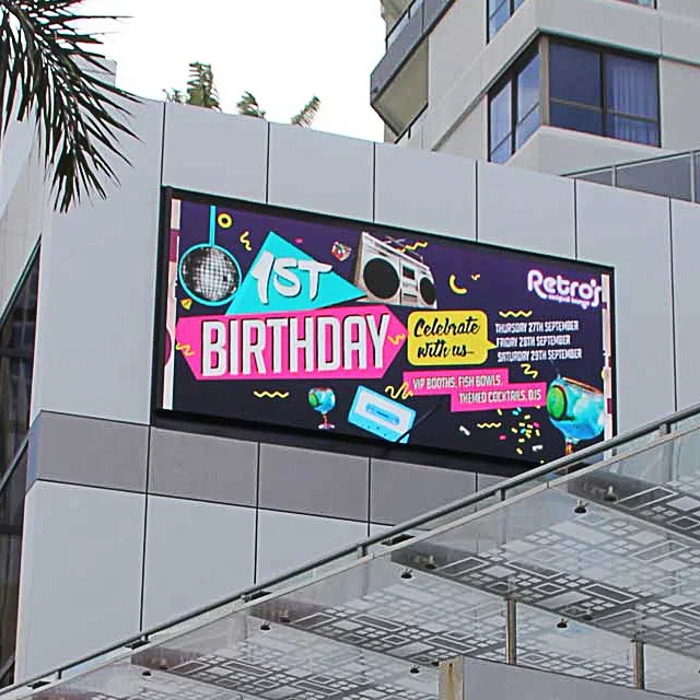 Customizable HD P6 P8 P10 Waterproof Outdoor Big Fixed Digital Signage Led Display Screen Commercial Led Display for Advertising