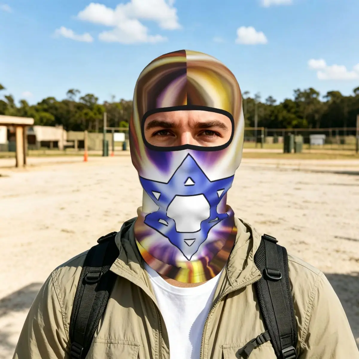 

Israel Flag Balaclava Full Face Mask Breathable Motorcycle Winter Warm Full Cover Caps Neck Windproof Dustproof Cycling Caps