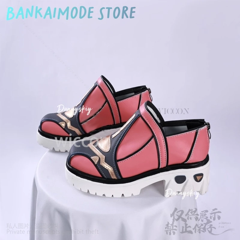 アニメゲーム原神コスプレ Varesa 靴甘い Y2K スタイル小道具ピンクスポーツウェア女の子女性ハロウィン Cos カスタマイズ