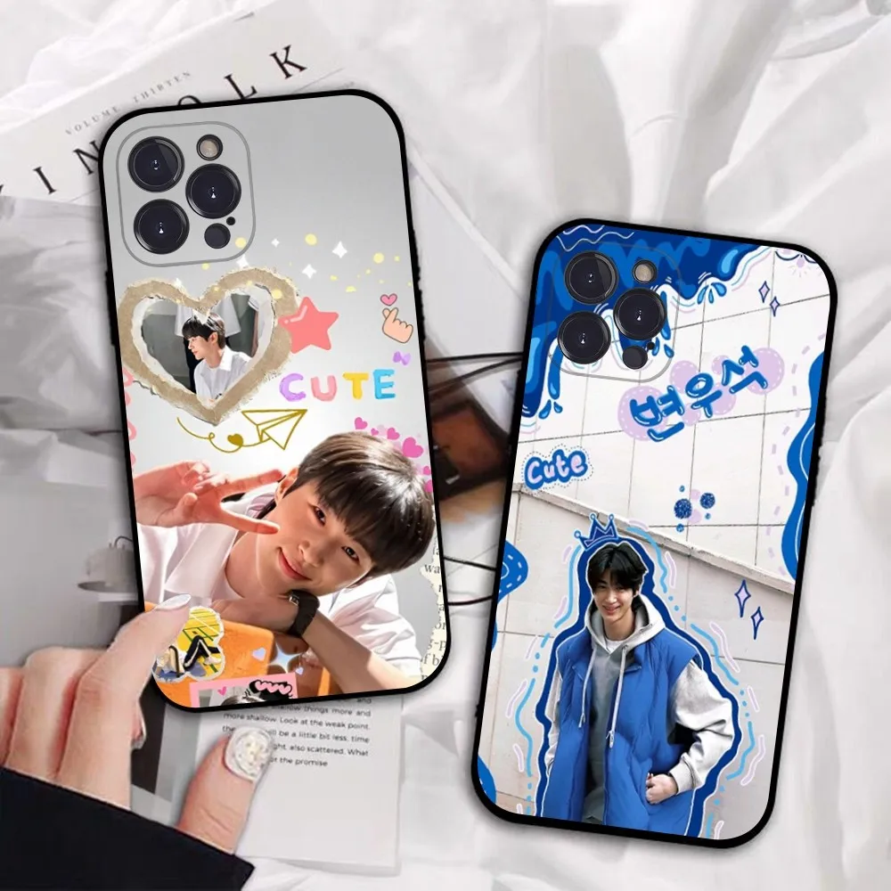 B-Byeon W-Woo Seok Phone Case For IPhone 16 15 8 7 6 6S Plus X SE XR XS 14 11 12 13 Mini Pro Max Mobile Case