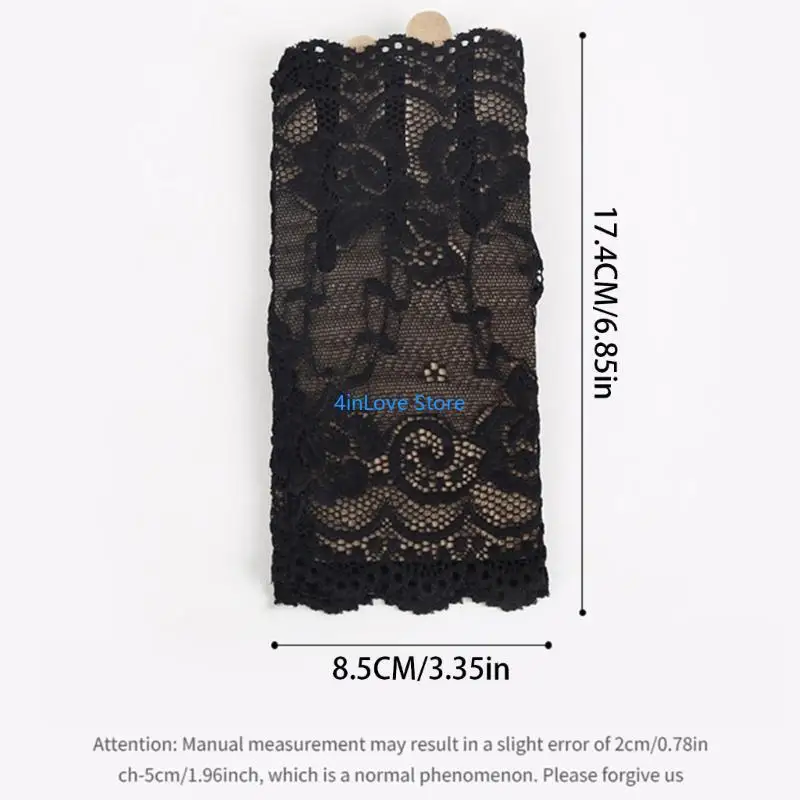 T4MD Soft Lace Gloves For Bride Wedding Ceremony Photo Wedding Accessory