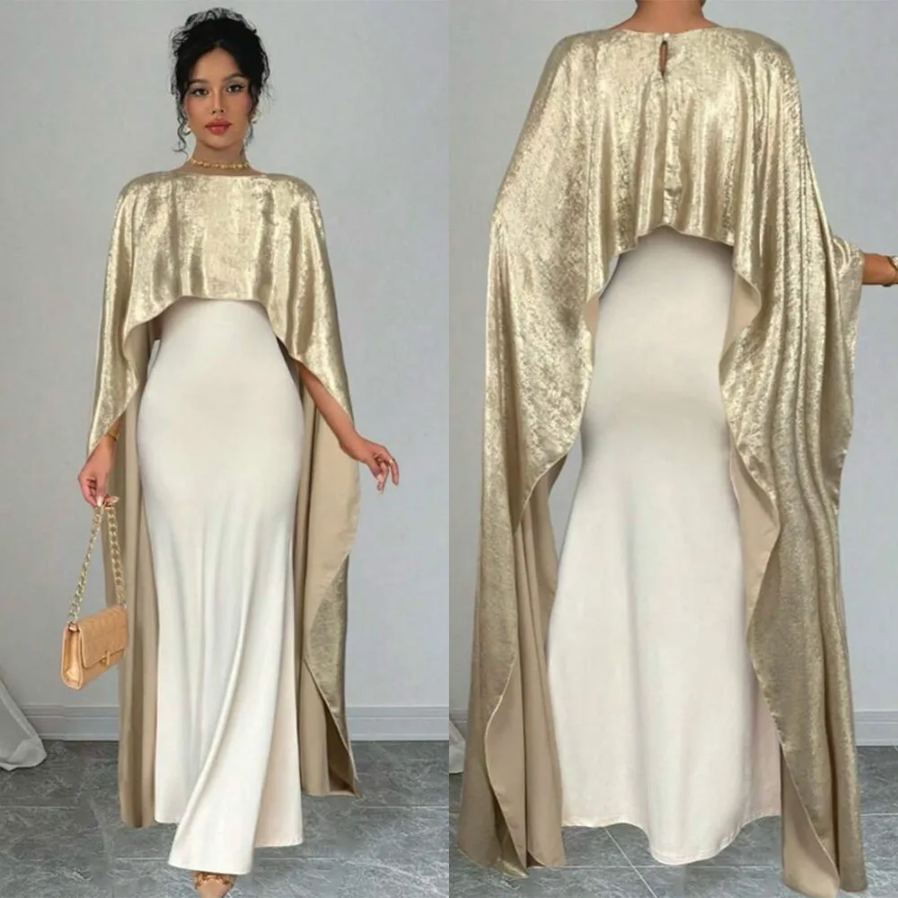 

High Quality Customized Cap Sleeve Ankle Length A-line Vestidos Para Bodas Mujer Invitada Платье Корейский Стиль Dress for Women