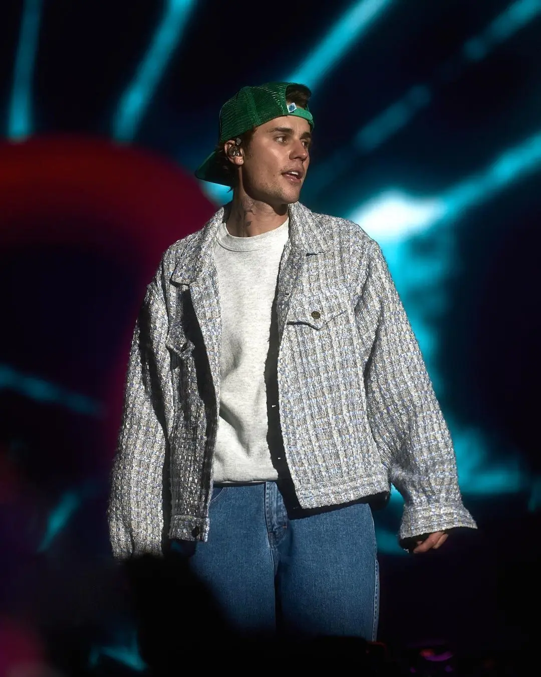 

Drew House Embroidered logo Coat Men's Clothing designer niche American retro print loose denim jacket