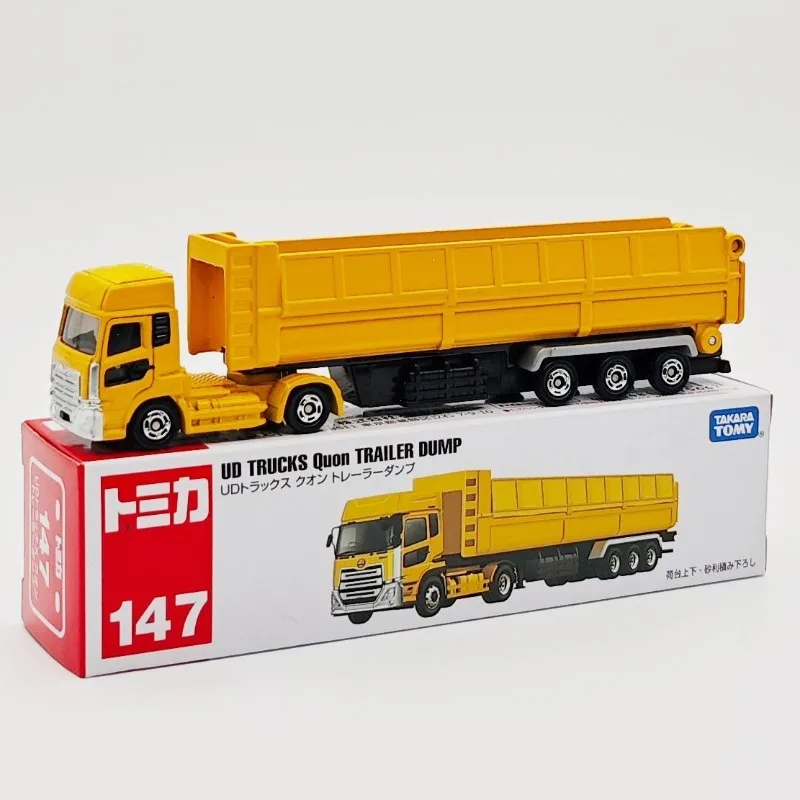 

TAKARA TOMY Tomica Alloy Simulated Car Model No.147 Long Engineering UD Dump Truck for Boys Toy Collection