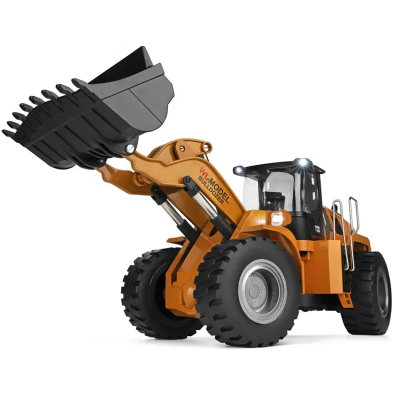 Wltoys XK-Controle Remoto Bulldozer RC Brinquedos para Crianças, Carros Modelo de Liga Metálica, Carros Carregador, Presente dos Meninos, Caminhão Fundido, 14800, Escala 1:14, 2.4g, 4WD