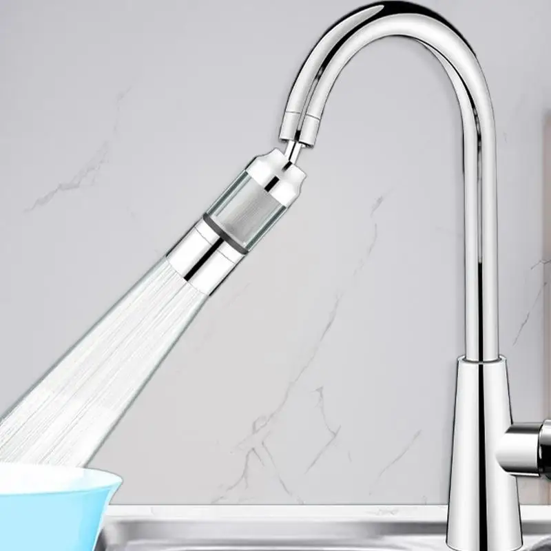 Bathroom Sink Filter Carbon Block Water Filter 360 Degree Rotating Stainless Steel Faucet Filtration System 3 Water Outlet Modes