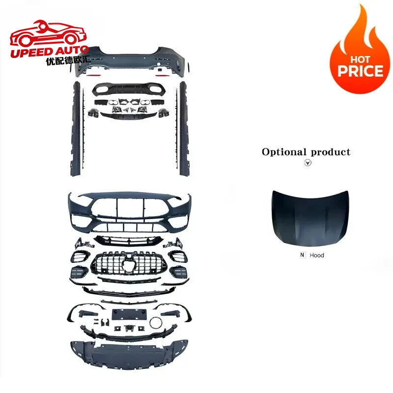 

Factory Hot Selling 19-24 A-Class W177 Sedan A45s Body Kit - Front/Rear Bumpers, Grille & Side Skirts | Limited Offer