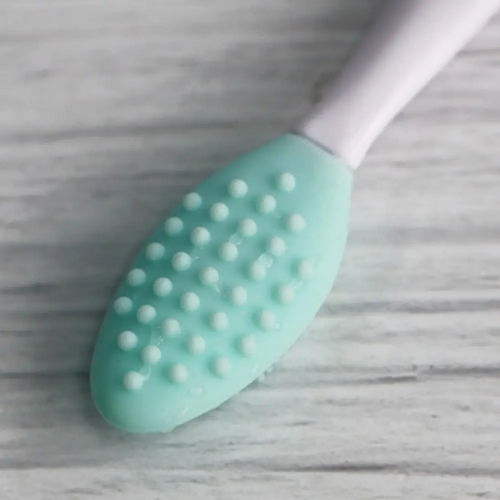 Neusborstel Dubbelzijdig mee-eter Verwijderen van siliconen Schoonheid Neus Lange steel Mee-eter Schoon gereedschap voor thuis