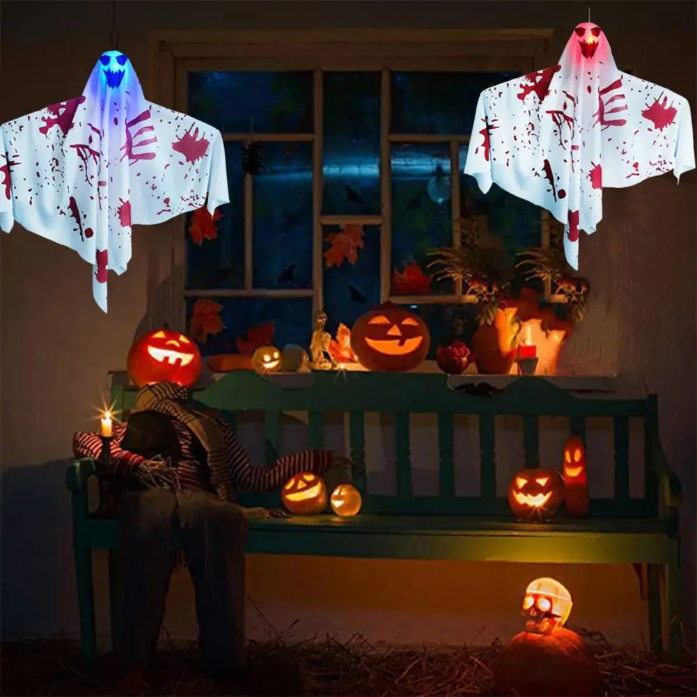 

Halloween Ghost Accessory Realistic Halloween Ghost Decorations Glowing Flying Ghost Prop Spooky Hanging for Halloween