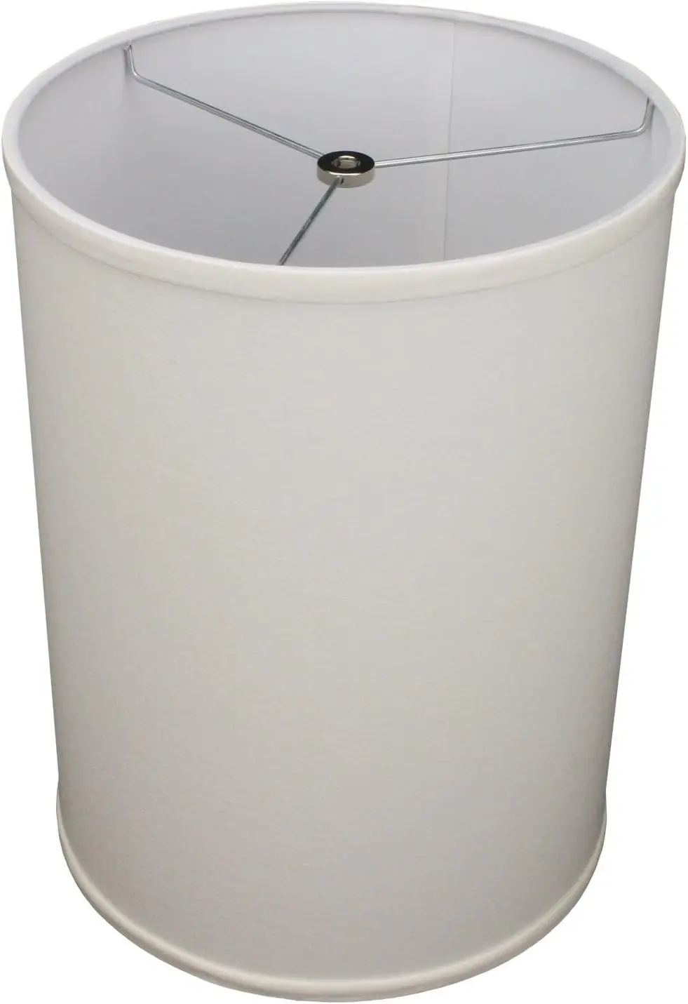 

11" Top Diameter x 11" Bottom Diameter 15" Height Cylinder Drum Lampshade USA Made (Cream)