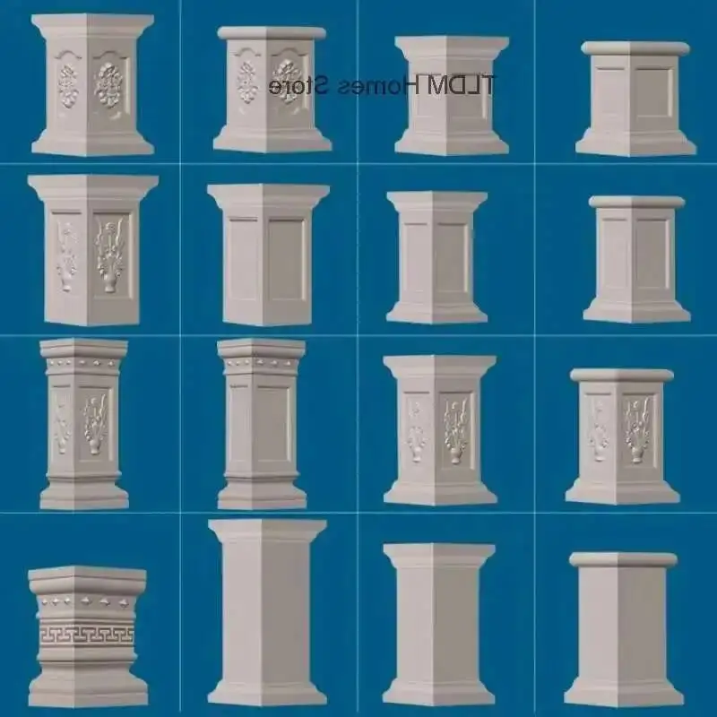 

Бетонная пластиковая колонна, самодельная форма для пирса, римская вилла, квадратная модель колонны, ворота, балкон, открытый сад, форма для пирса, шаблон