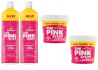 Set 2x THE PINK STUFF Cleaning Paste + 2x Cleaning milk