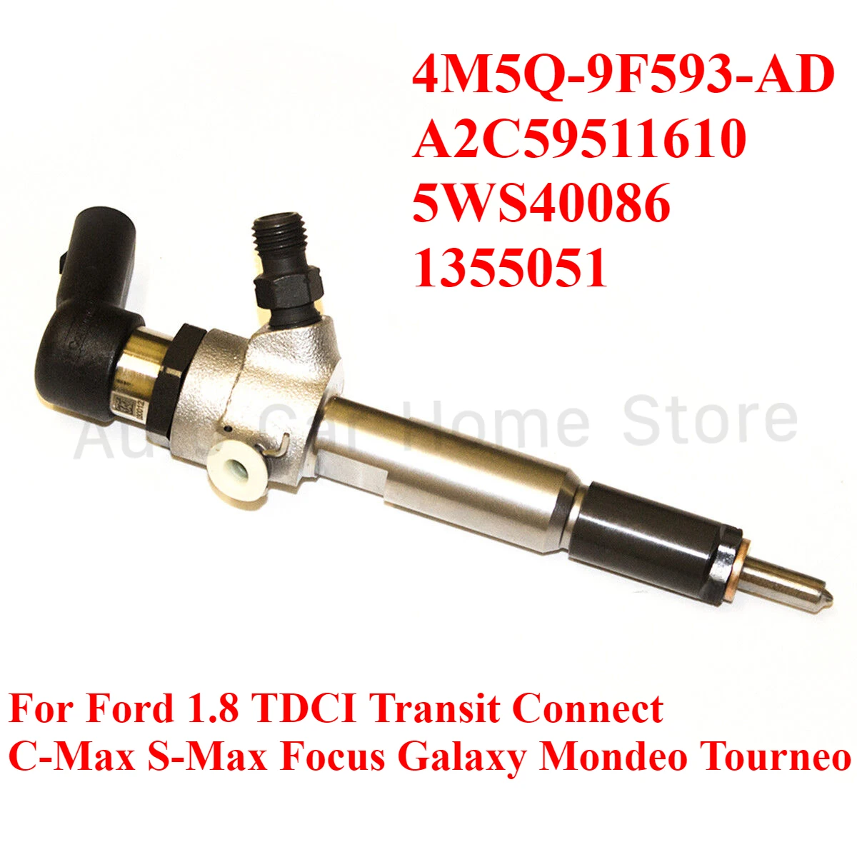 4M5Q-9F593-AD A2C59511610 5WS40086 New VDO Diesel Fuel Injector Assy For Ford 1.8TDCI Focus Transit Connect Mondeo C-Max S-Max