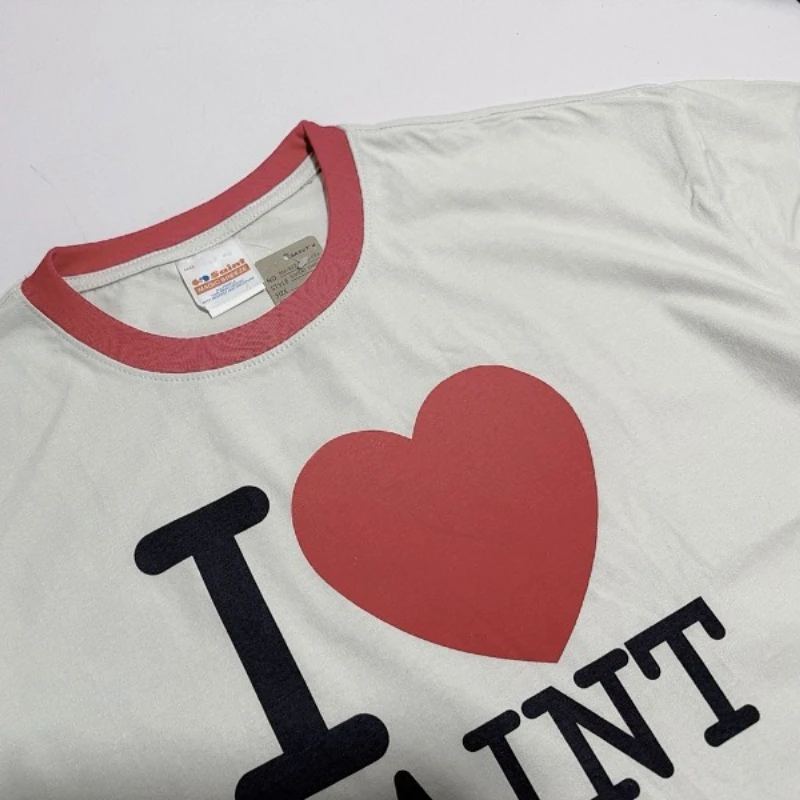 Summer Lovers Saint Short Sleeve Tee Casual Street Men Women Breathable Retro T-shirt