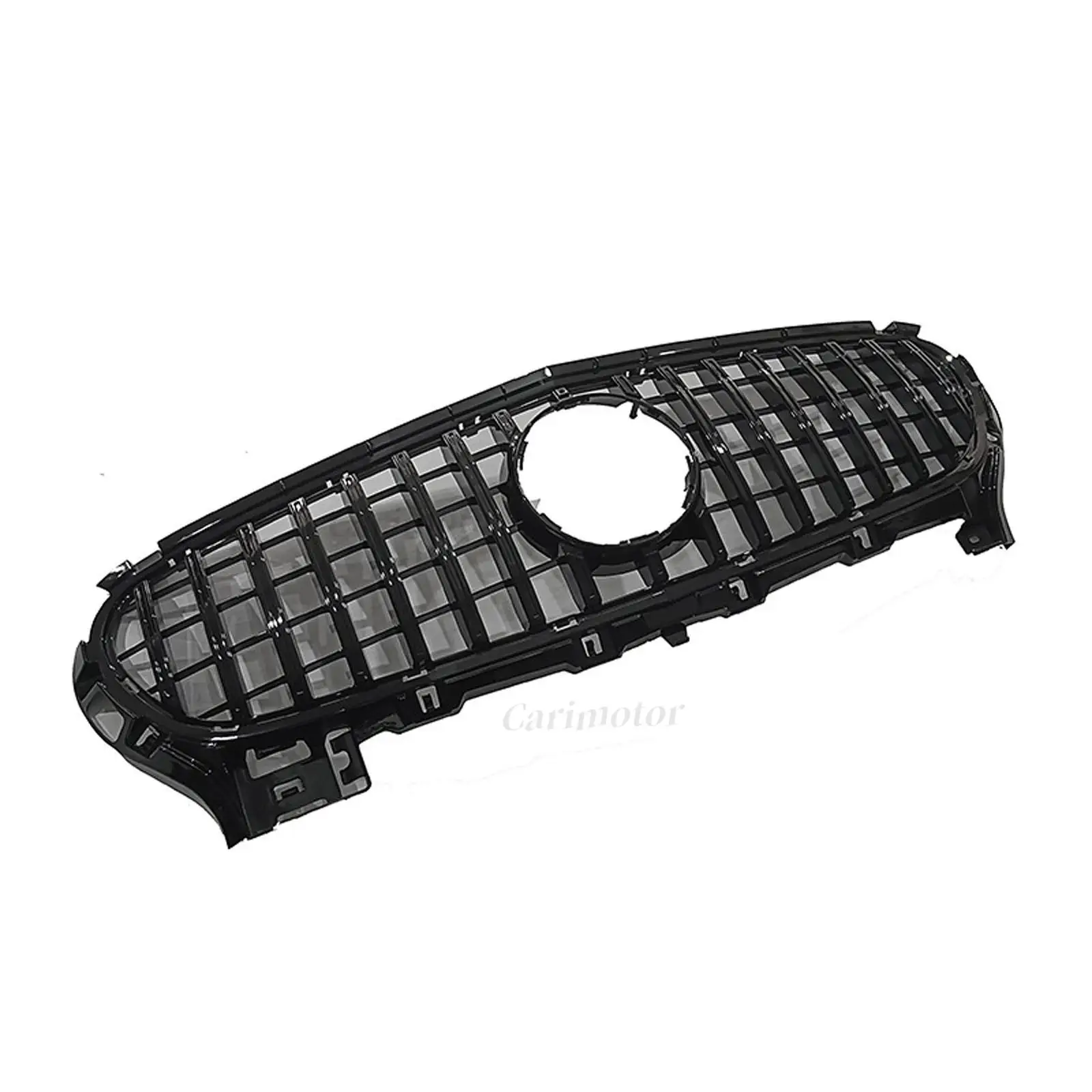 GT R Front Racing Grille for AMG GT GTs C190 R190 2015-2016 2017 2 Door Black Silver