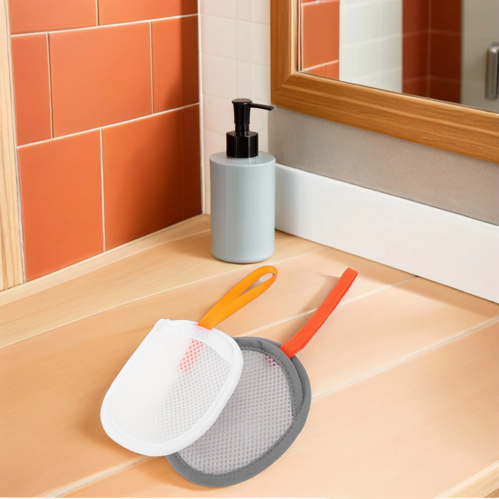 10Pcs Soap Lathering Mesh Bag Double Side Foaming Exfoliating Soap Pouch Soft Breathable Net for Shower Face Wash Travel