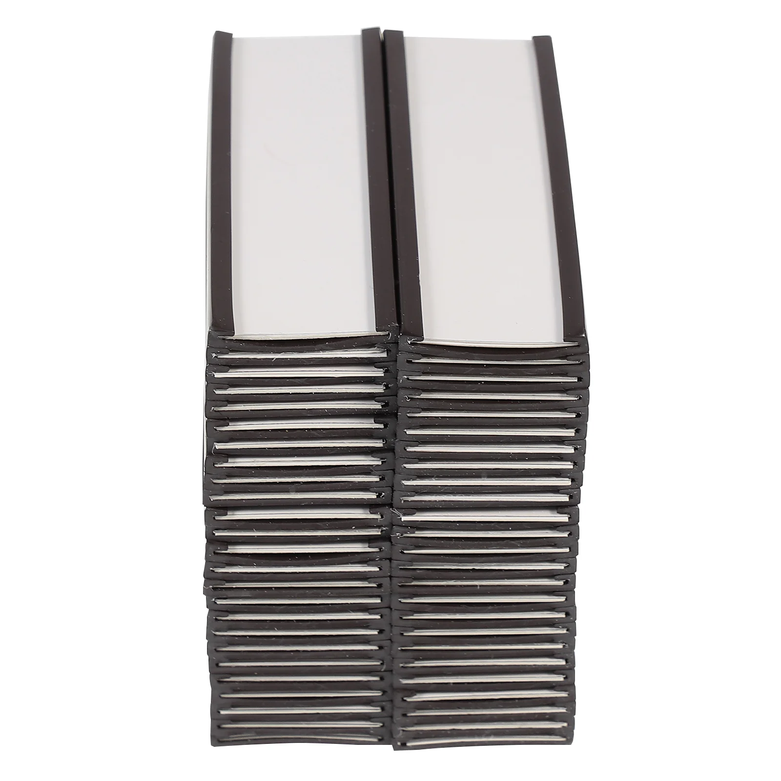 

50 Pcs Label Holder Alphabet Magnets Magnetic Display Price Tag Blank Cards Clamp Paper Supermarket Clip Warehouse Sign