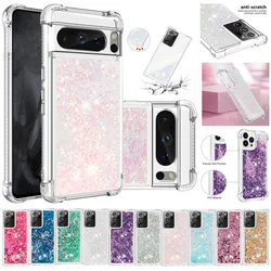 Flusha Colorful Love Case For Google Pixel 8 Pro Pixel8a PIXEL 9 Pro 7a Cover Fashion Anti-fall Soft Half-wrapped Protect Cases