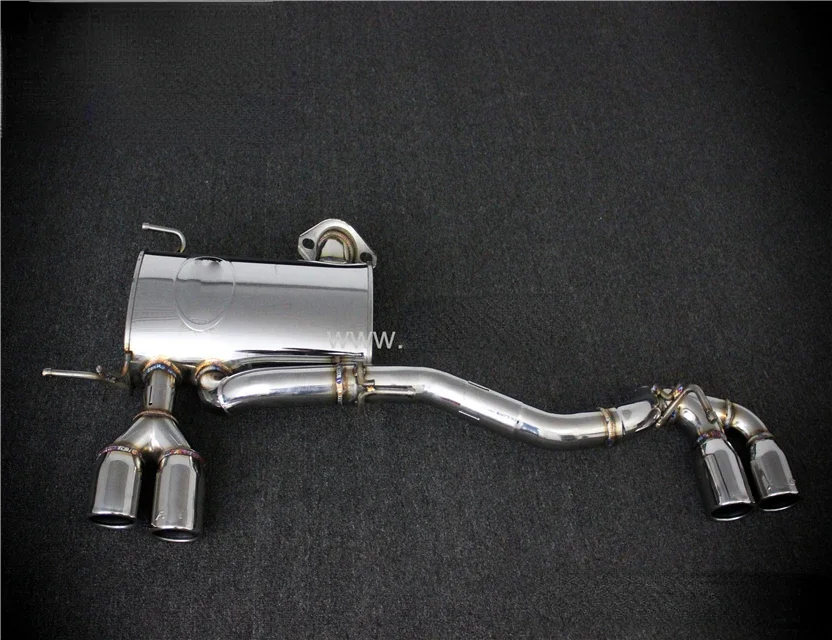 High Quality Stainless Steel Exhaust Muffler with 4 exits For BMW 1 Series 116i 118i 120i