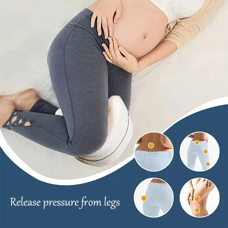 Leg Pillow Memory Cotton Slow Rebound Leg Pillow Relieve Sciatica Accelerate Blood Circulation Alleviate Lower Back and Leg Pain