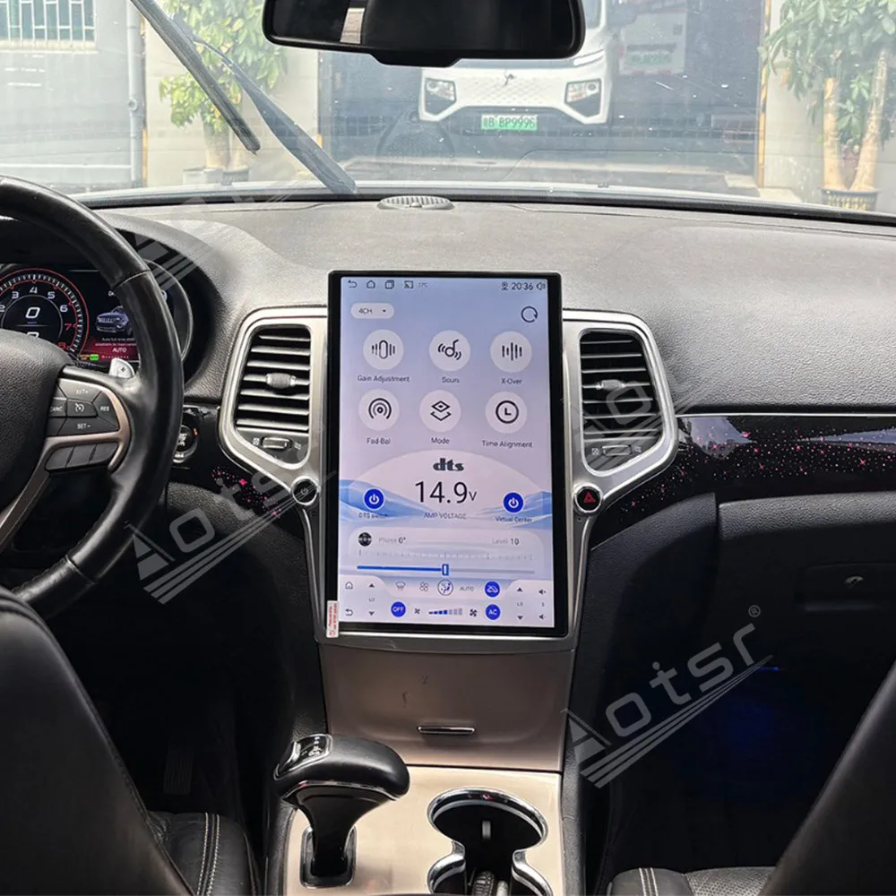 Qualcomm Multimedia Android 15 For Jeep Grand Cherokee 2014~2020 Car Radio GPS Stereo Receiver Carplay Navigation Audio IPS Unit
