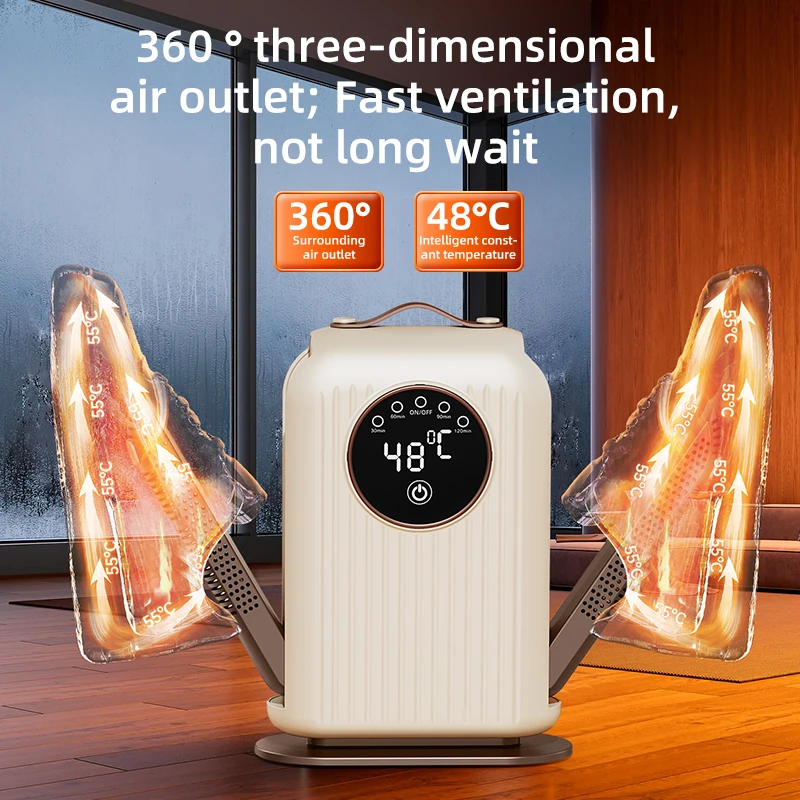 

New Electric Shoe Dryer Deodorization Sterilization Heater Smart Dehumidifier Heater Multifunctional Sock Dryer