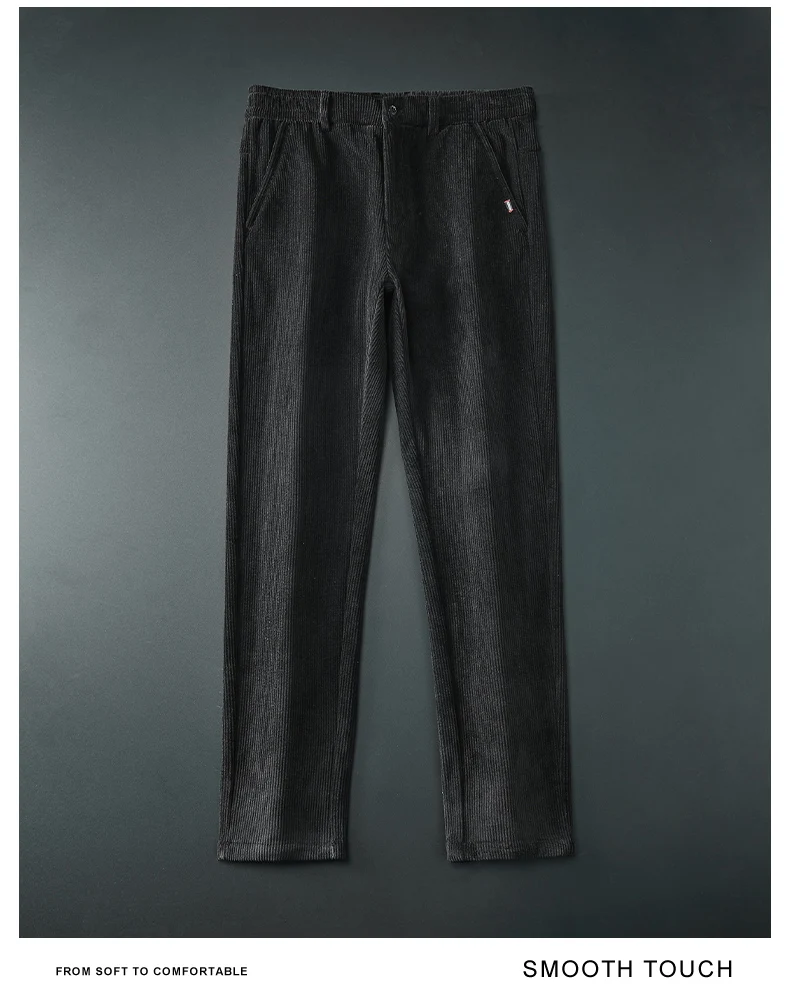 2026 Winter Fleece Warme Cordhose für Herren – Lässige Outdoor- und Business-Hose mit dickem Flock-Plüsch in Schwarz, Grau, Braun – Detail 14