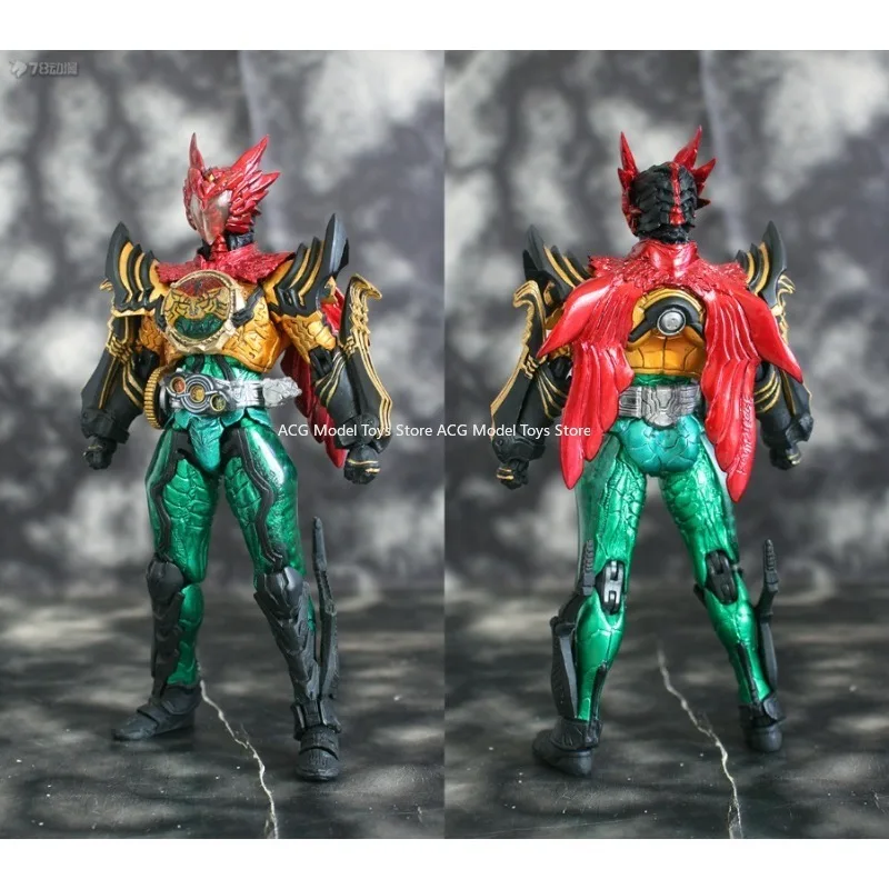 In Stock Original Bandai SIC Kamen Rider OOO Super TaToBa Combo Action Figure Toys Collection Model Gift