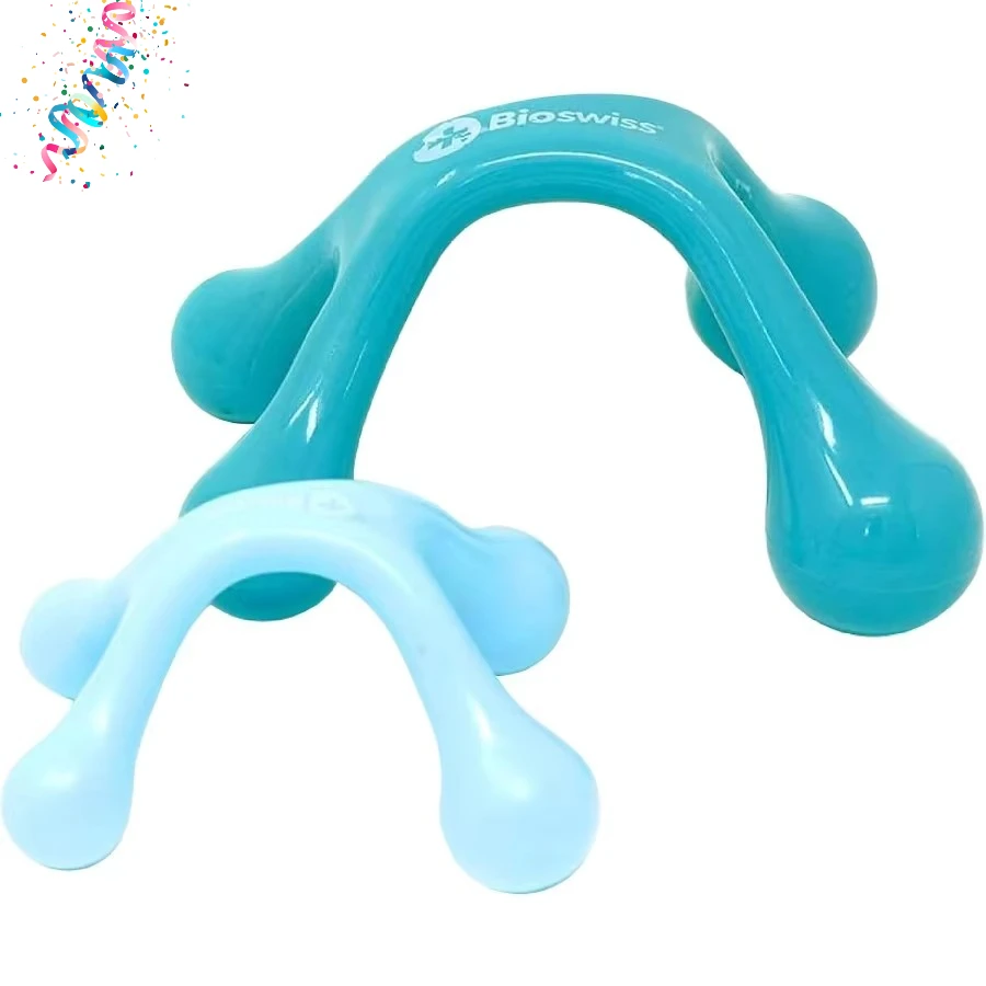 

Sports Recovery & Office Use 2-in-1 Muscle Massager: 4-Legged Pressure Point Relief for Neck/Back/Feet