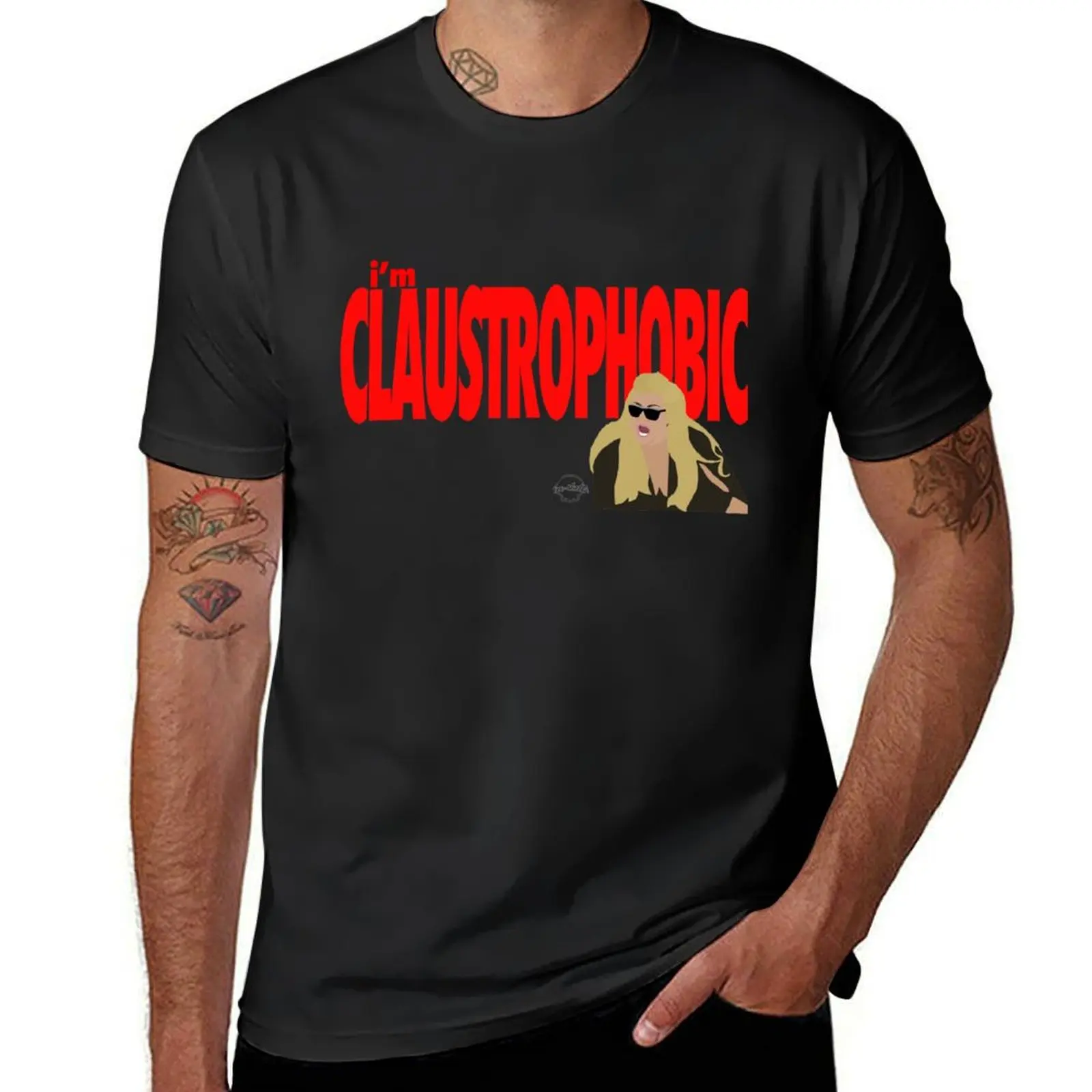 Gemma Collins I'm Claustrophobic! T-Shirt cute tops tops Blouse men clothing