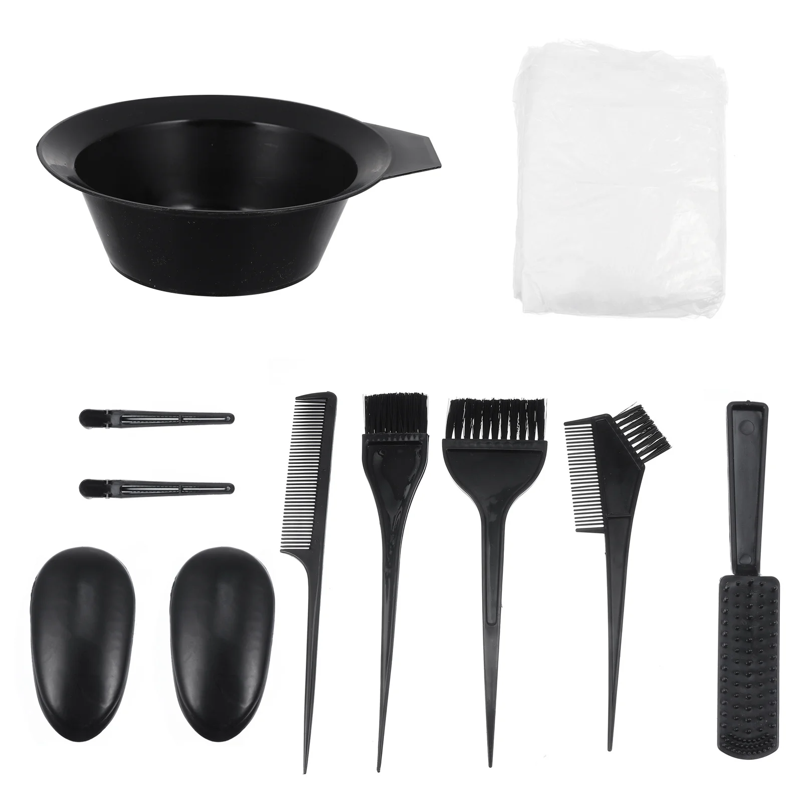 11Pcs Hair Tint Kits Professional Coloring Supply Bowl Brush Clip Ear Covers Hair Coloring Tool Kit Bowl Salon Dyeing Supplies - Image 6