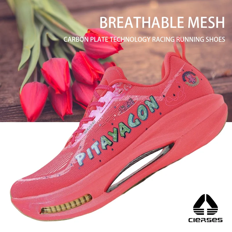 CLERSES Full-length Carbon Plate Running Shoes Marathon Sports Shoes Men's Running Shoes Track Shoes Women's Shoes