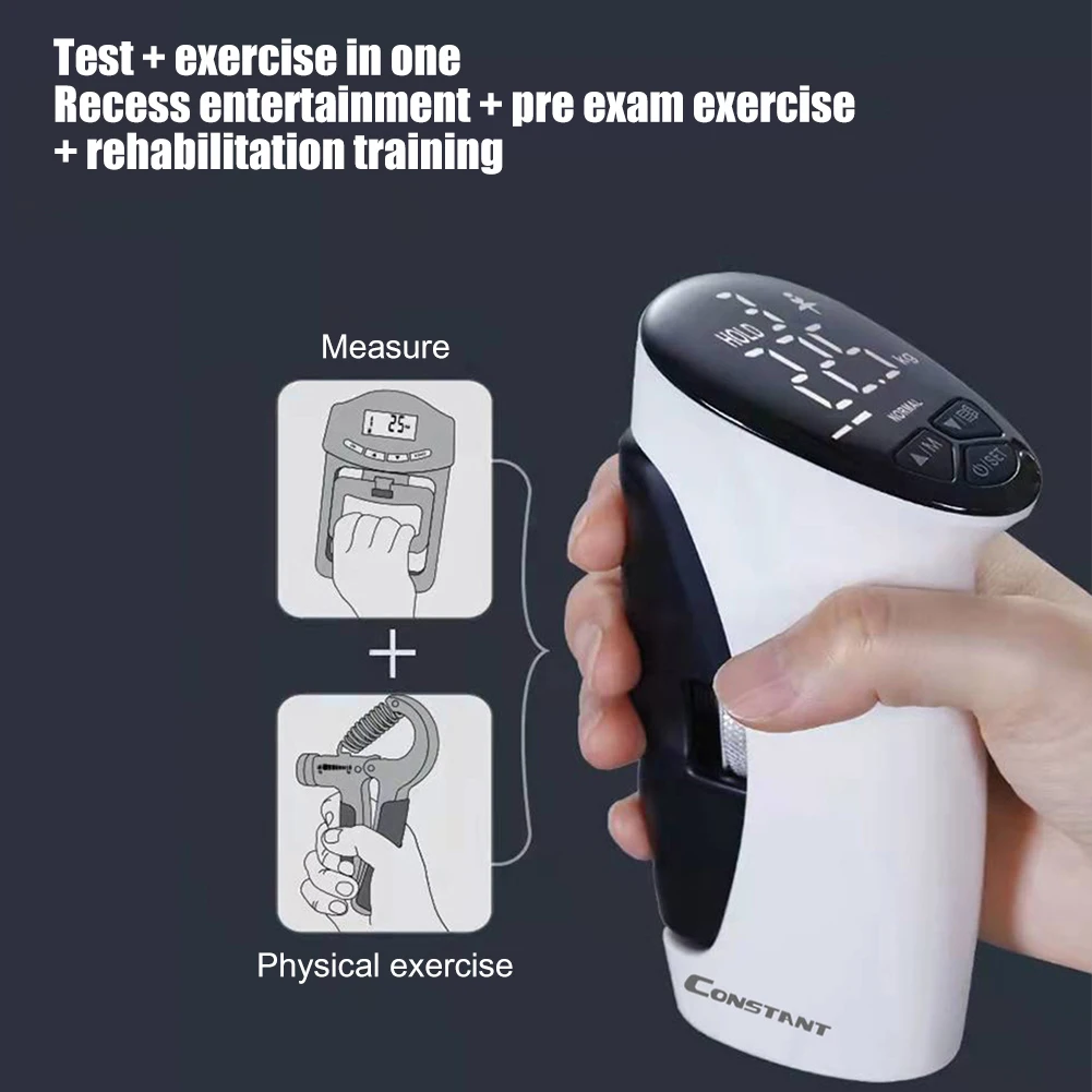 Hand Grips Measurement Meter Auto Capturing Electronic Grip Power Excerciser LED Display Accurate for Muscle Building