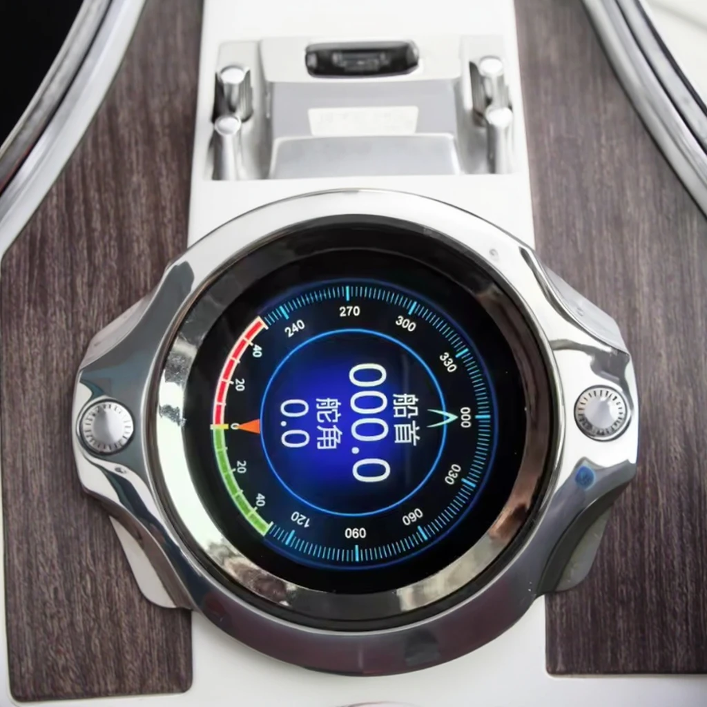 FD-9 Digital Signal Complete System Stainless Steel Marine Rudder Indicator and Propeller Set with 12V/24V IP67 Waterproof