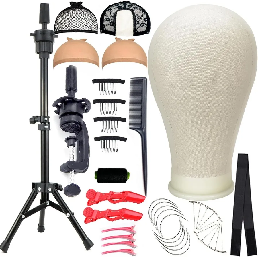 

Регулируемая металлическая подставка для парика-штатива с поддержкой головы для дисплея и изготовления париков В комплект входит шапочка для парика и комплект TPins Bristle Br