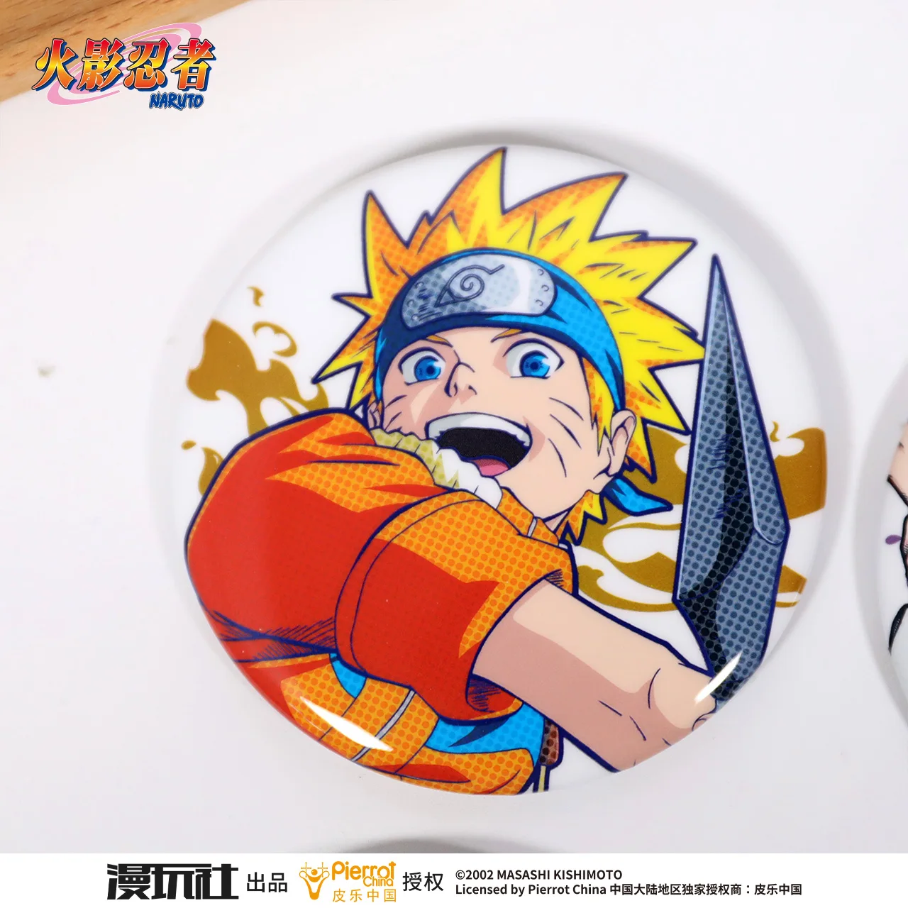 ناروتو اوتشيها ساسوكي ساكورا جارا هيوجا نيجي نارا تيماري ميناتو الصين التصنيع الرسمي سلسلة البولكا نقطة شارة 10 قطعة/المجموعة